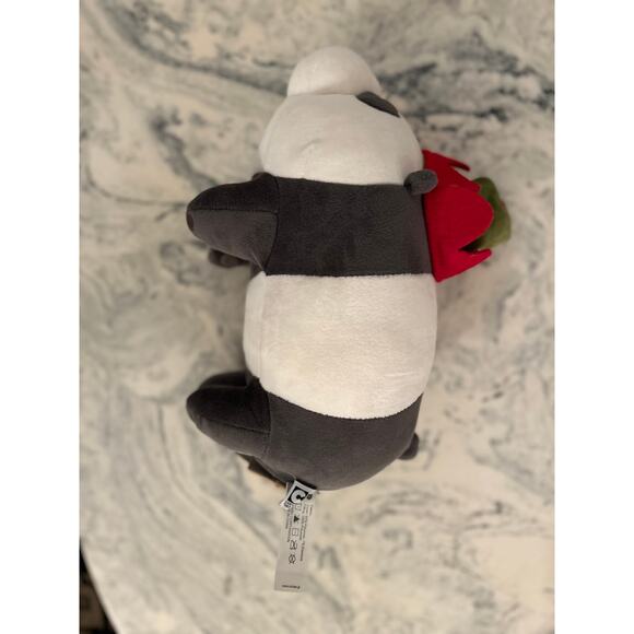 NWT MINISO We Bare Bears Panda Christmas Elf Hat Plush Toy Xmas 11” Cartoon - Picture 12 of 12